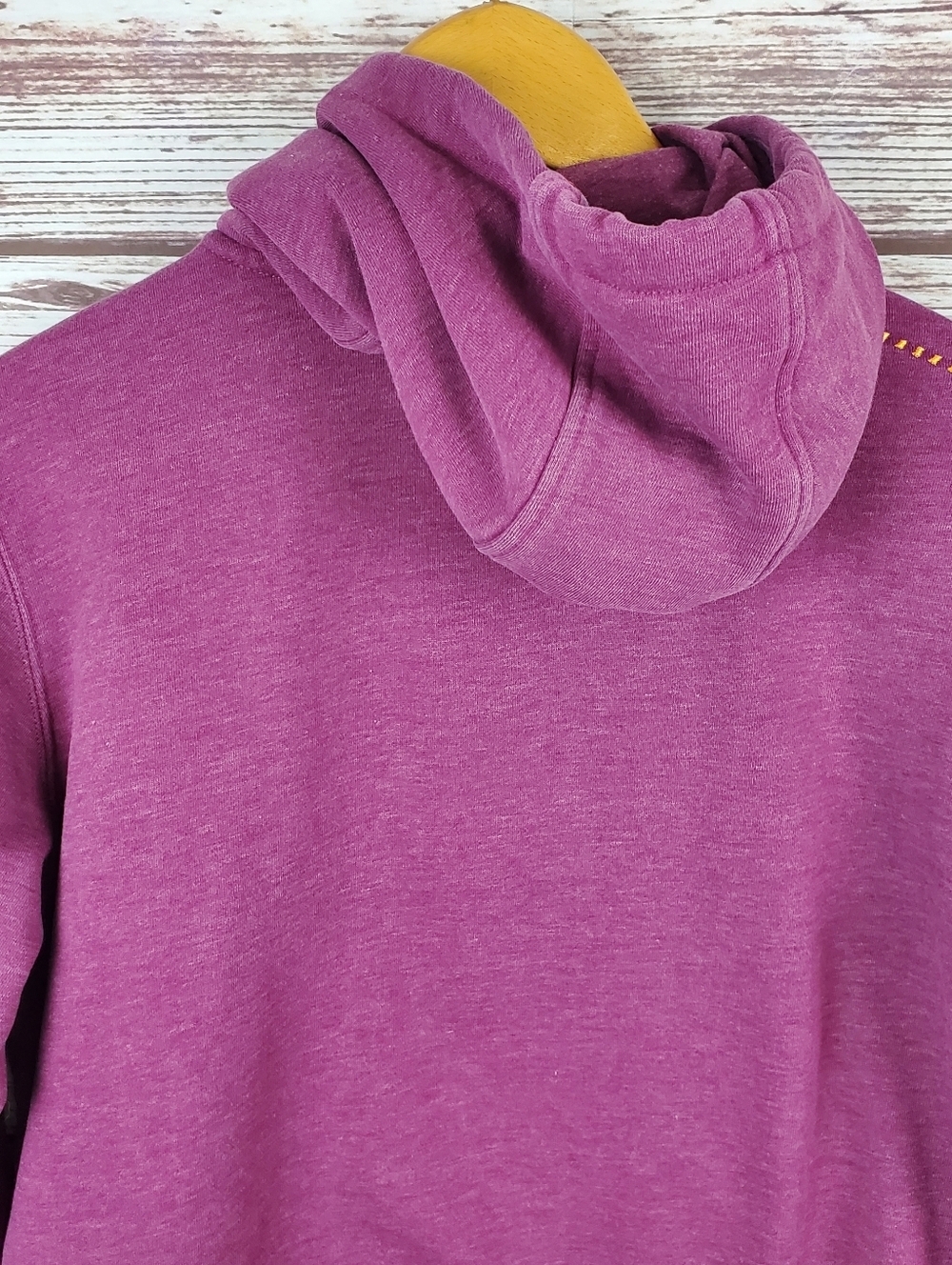 Ariat Womens Small Grape Kiss Skill Set 1/2 Zip Drawstring Pullover Hoodie - Picture 8 of 9